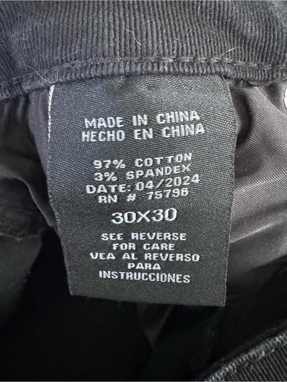 Waimea Distressed Black Men's Skinny Jeans - Picture 9 of 12